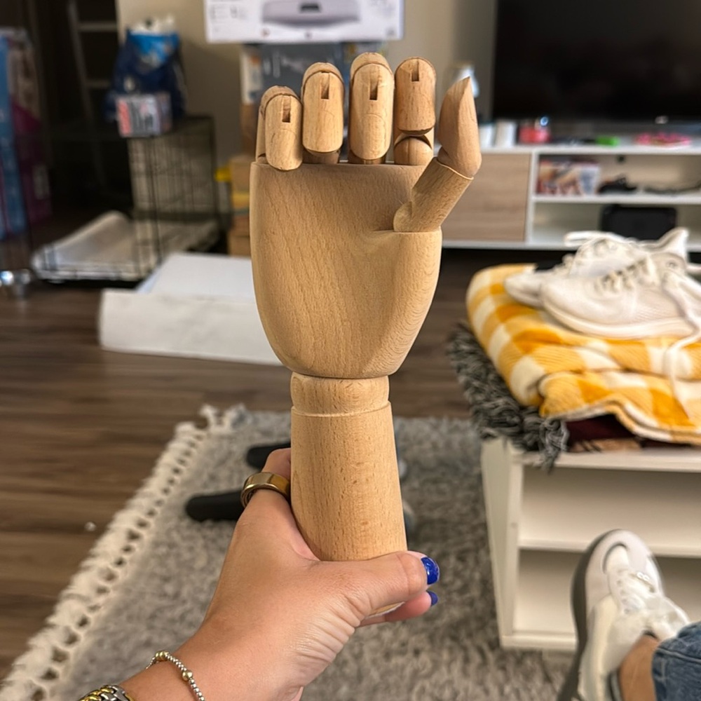 Wooden hand